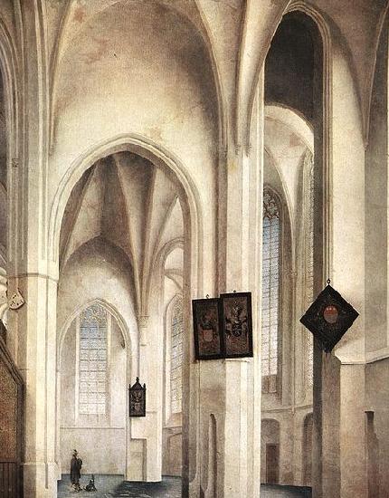 Pieter Jansz Saenredam Interior of the St Jacob Church in Utrecht Norge oil painting art